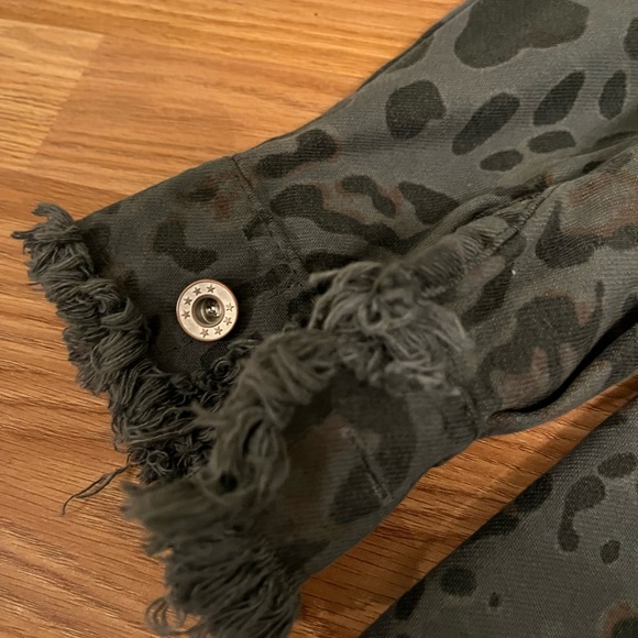 Made In Italy - Denim animal print jacket (cotton) - Picture 2 of 8